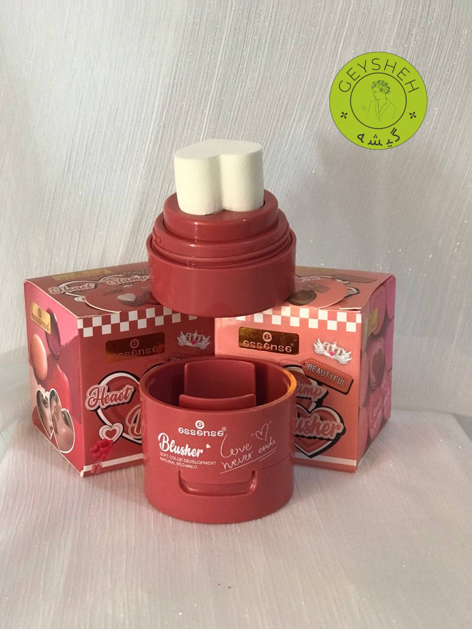 رژ گونه قلبی استامپی