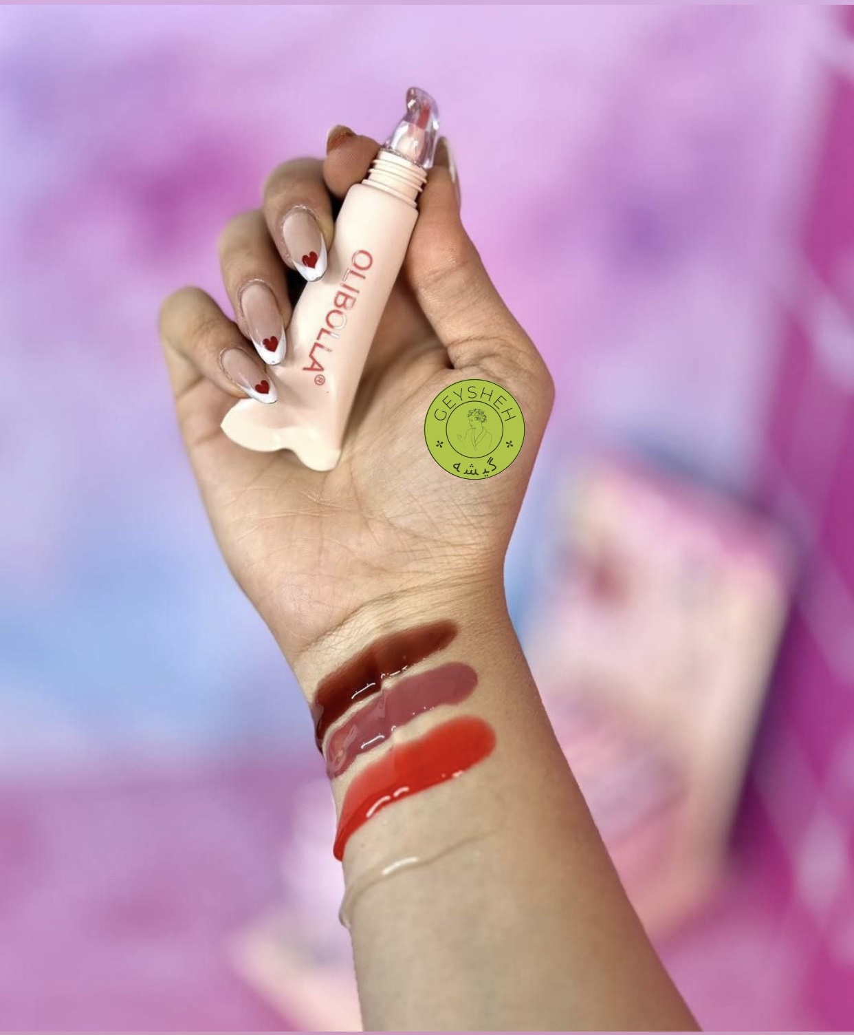 رژ خیس مایع کریستالی تیوپی دو کاره