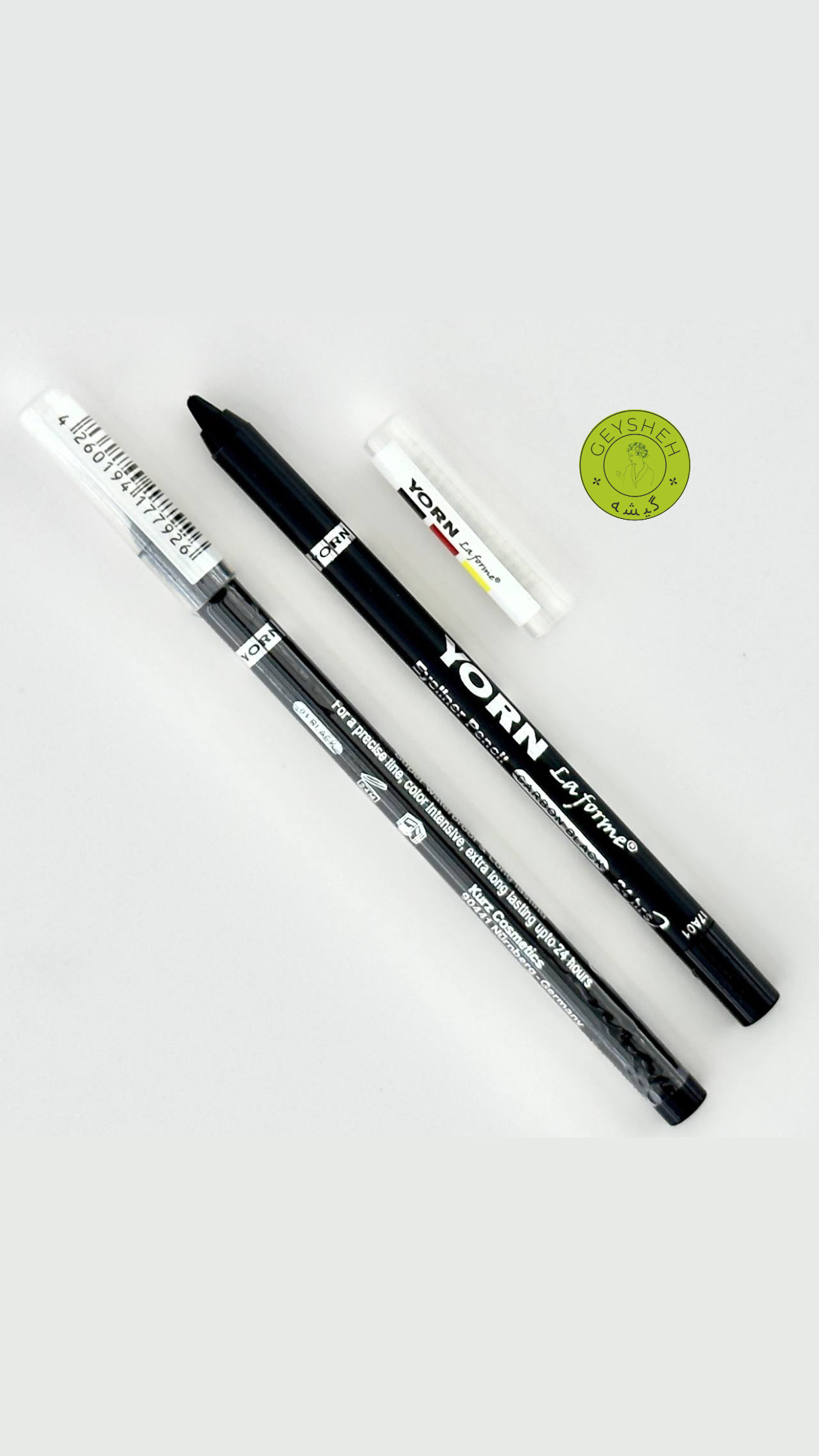 مداد چشم شمعی مشکی یورن