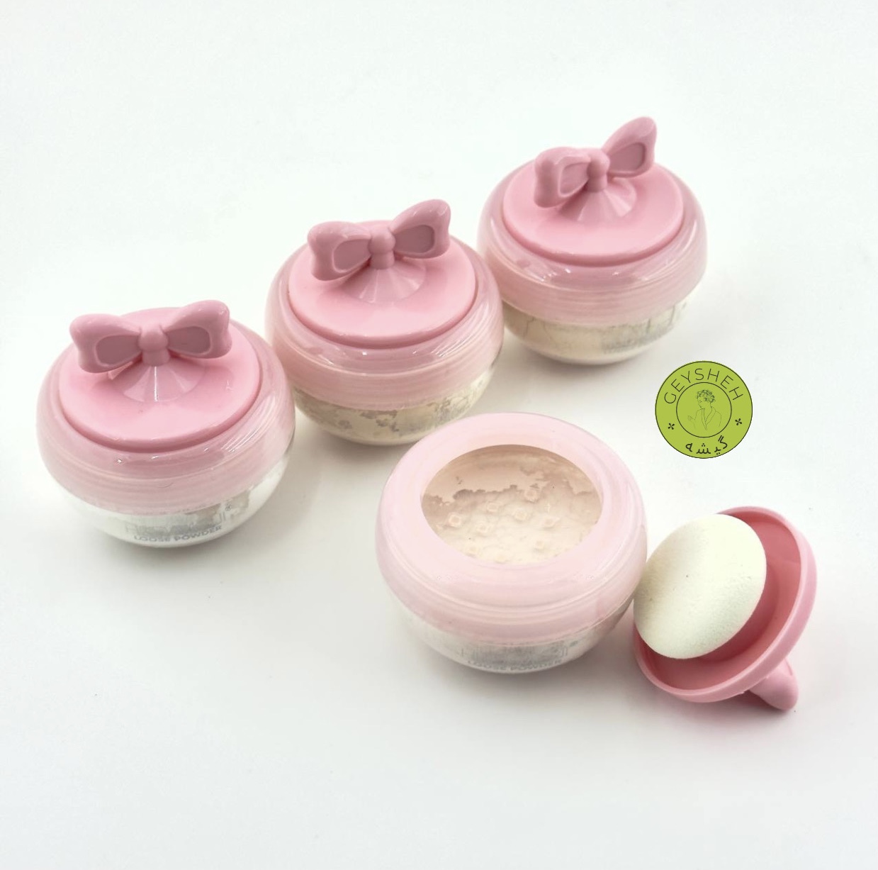 پودر فیکس کاسه ای پد دار پاپیون دار هدی موجین