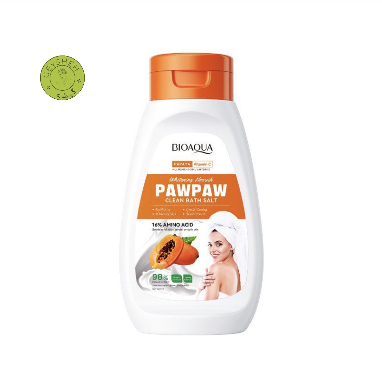 نمک بدن پاپایا بیوآکوا 430