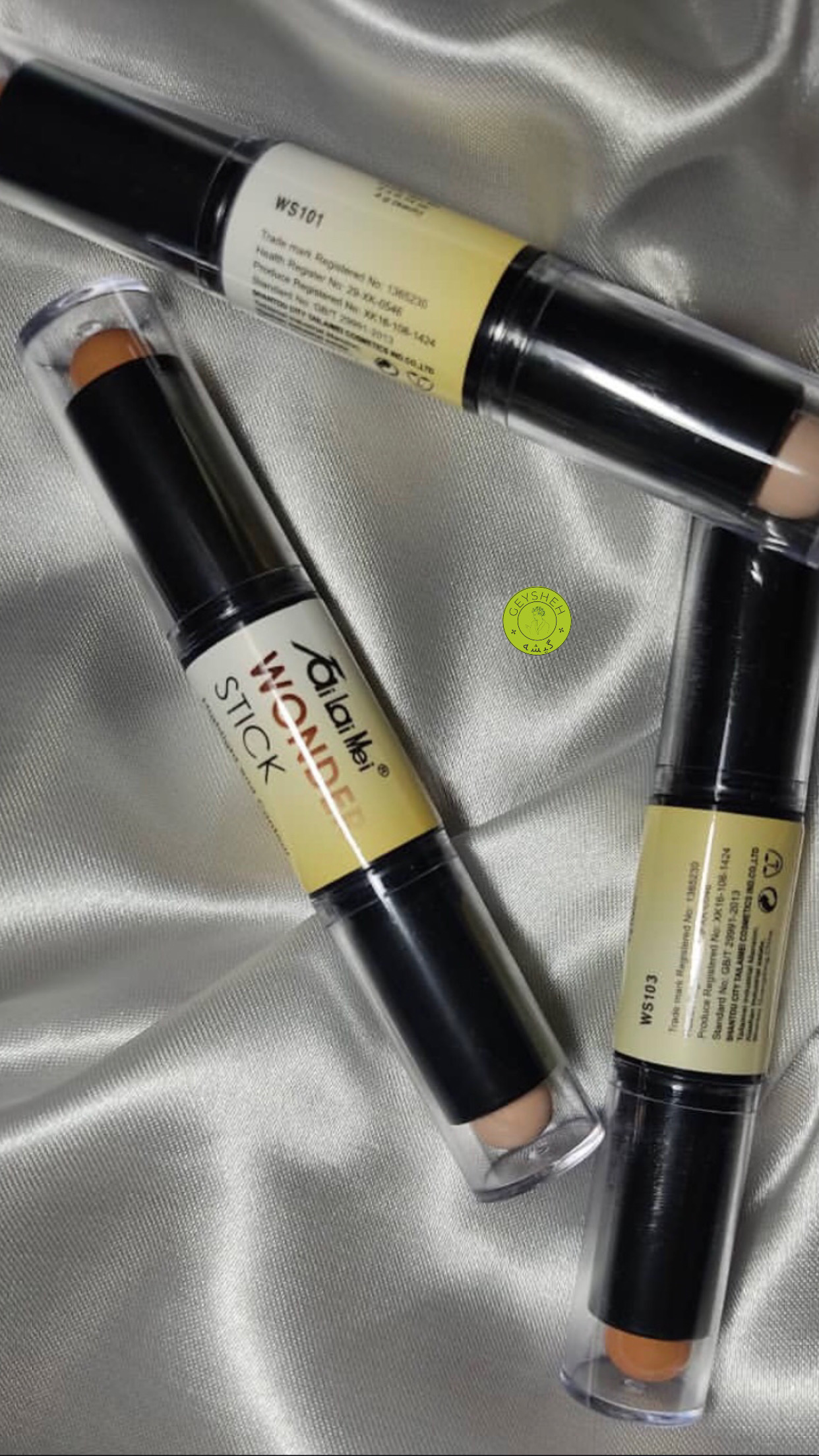 قلم کانسیلر و کانتور دوطرفه استیکی اصل